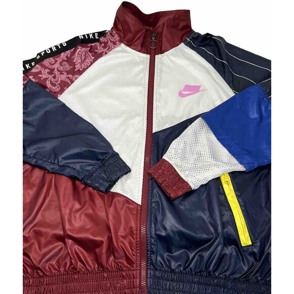 Nike Sportswear 352‎ Women's Windbreaker Jacket Running Zipper Size Large - Picture 3 of 9